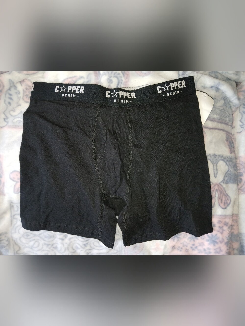 Copper Denim Men’s Black Boxer Briefs